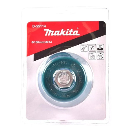 Grata Copa Acero Rizado 100mm X M14 D-29284 Makita