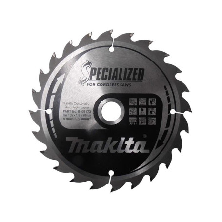 Disco de Sierra para SP600D 165mm x 20mm x 25T MADERA / EFFICUT B-63002 Makita