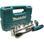 Juego Dados SQ 3/8" 23pzs. Ratchet & socket B-65573 Makita