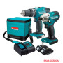 Taladro percutor + Atornillador de impacto Makita DLX2336SYX 18V