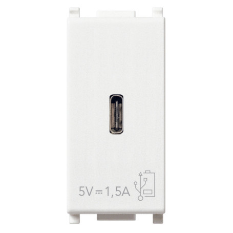 Unidad alimentacion VIMAR USB 5V 1,5A 1M