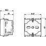 Toma VIMAR 2P+T 16A universal blanco