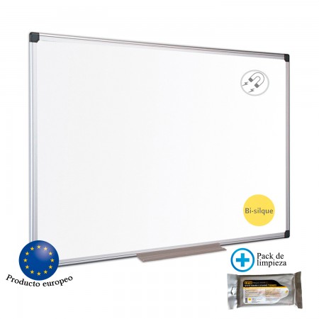 Pizarra Blanca Magnética Bisilque 120x90 cm - Ideal para Oficinas y Aulas