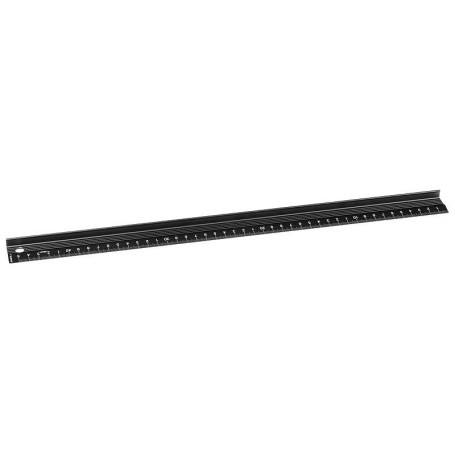 Regla de corte de Aluminio Negra Dahle 10684 - 45 cm