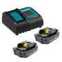 KIT 18v BRUSHLESS DLX2416YX2 + LLAVE DE IMPACTO MAKITA