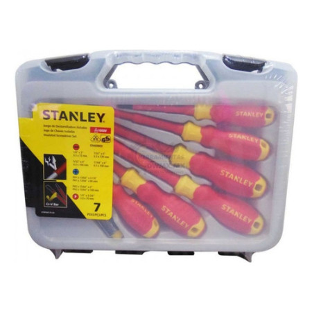 Juego destornillador aislado Stanley 7 piezas STMT60175-LA