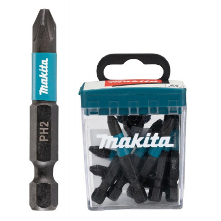 set de 10 puntas Impact Black PH2 50 mm Makita