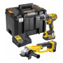 Pack Taladro + Esmeril Inalámbrico + 2 Baterías Dewalt DCK209 - Potencia y Versatilidad