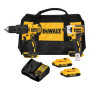 Taladro percutor + atornillador impacto dewalt 20V Dck223