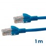 Patch Cord Categoría 6 1 metro azul - Alta Velocidad y Confiabilidad