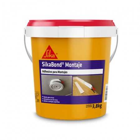 Sikabond Montaje 3,8 KG - Adhesivo de Montaje Extra Fuerte