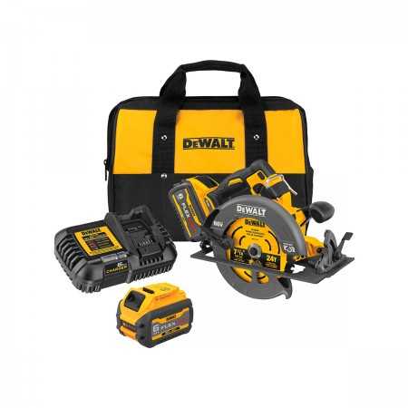 Kit Sierra Circular 7 1/4" 60V DeWalt DCS578T2-B2