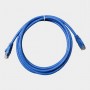 Patch Cord Cat6 0.5 mts Azul Cable de Red Ulink