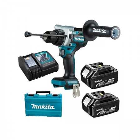 Taladro Percutor Inalámbrico 18V Makita DHP486RTE