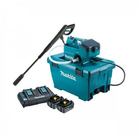 Hidrolavadora de Alta Presión Inalámbrica 18V 2 Baterías + Cargador Makita DHW080PT2