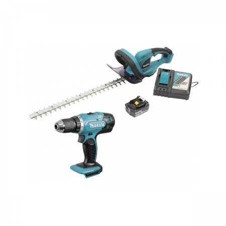 Kit Cortasetos + Taladro Atornillador Inalámbricos Makita DUH523RF-1