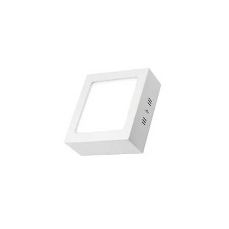 Panel led cuadrado sobrepuesto 12w 3000k