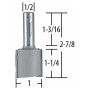 Fresa Recta Makita 2 Filo 1 1/4" Toma 1/2" D-69185 - Precisión y Durabilidad