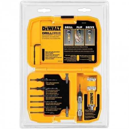 Set Adaptador Rápido Avellanar Atornillar DeWalt DW2735 | Precisión y Versatilidad