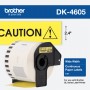 Etiqueta Adhesiva Continua Brother DK4605 - Compatible con Impresoras QL | 62 mm x 30.48 m