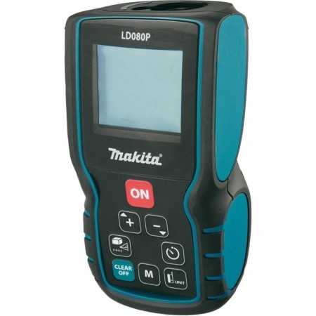 Medidor de Distancia Láser Makita LD080P 80m | Precisión y Versatilidad