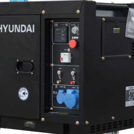 Generador Hyundai Diesel 6/6.3 Kw/Kva - Partida Eléctrica Monofásico Cerrado 78DHY8600SE