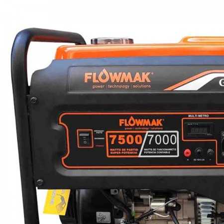 Generador Eléctrico a Gasolina 7 kW Flowmak GH9000E | Potencia y Fiabilidad