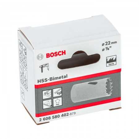 Sierra Copa Bosch HSS-Bimetal 22 mm | Corte Preciso y Duradero