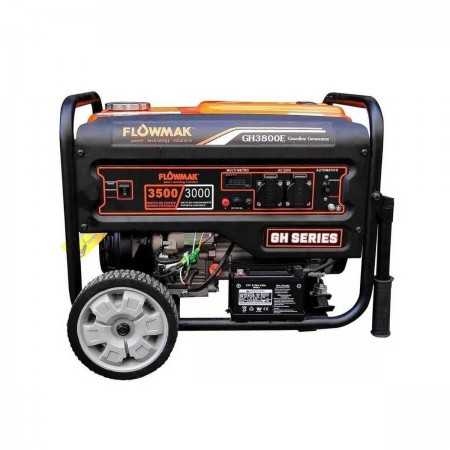 Generador Eléctrico Gasolina Flowmak GH3800E 220V 3300W