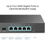 Router Multi-WAN Balanceado TL-ER7206 TP-LINK - Rendimiento y Confiabilidad para tu Red Empresarial