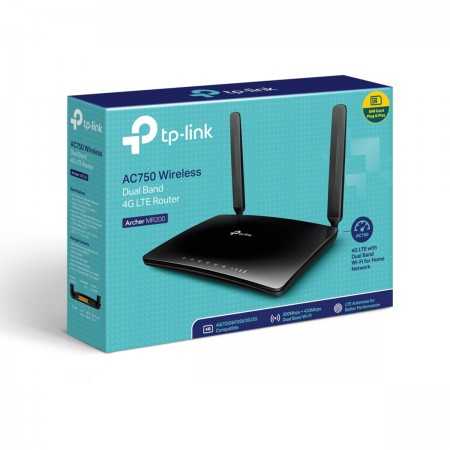 Router con Chip 4G AC750 TP-Link Archer MR200