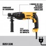 Rotomartillo Eléctrico 800W 26mm SDS PLUS Dewalt D25133K-B2C