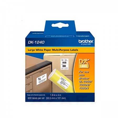 Etiqueta Precortada Brother DK1240 101mm x 50.5mm