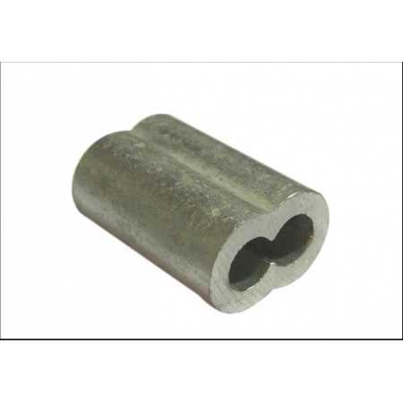 Abrazadera Tubular de Aluminio 1/8"