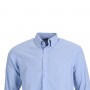 Camisa Oxford Manga Larga Celeste Talla XL