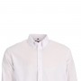 Camisa Oxford Manga Larga Blanca Talla S | Estilo Clásico y Profesional para Oficina y Eventos