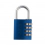 Candado de Aluminio 145/40 Azul Clave Blistado | Seguridad Eficiente Abus