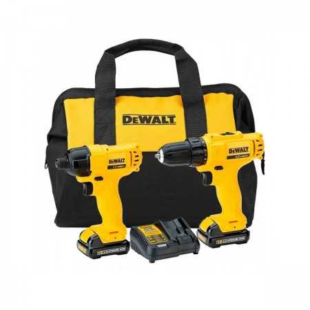 Kit Atornillador + Taladro Dewalt 12 Volt DCK199C2-B2: Potencia y Versatilidad en un Paquete Compacto