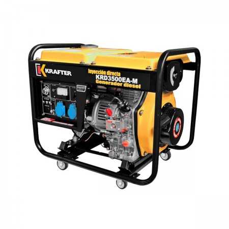 Generador Diesel 3,5 KVA P/E 220V KRD3500EA-M