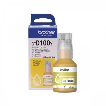 Tinta de color amarillo Brother BTD100Y