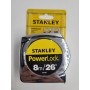 Huincha de Medir Stanley Powerlock 8m 33-428M - Precisión y Durabilidad