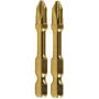 Punta De Torsion Impact Gold T10 50Mm (2Pcs)