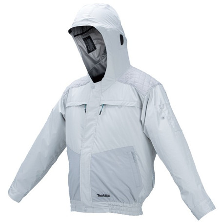 Chaqueta con Ventilador Inalambrica c/capucha MAKITA DFJ407Z