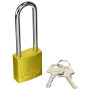 Candado Aluminio 72/40 HB75 KD RTN AMARILLO ABUS