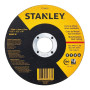 Disco de corte metal stanley acero inox 4 1/2